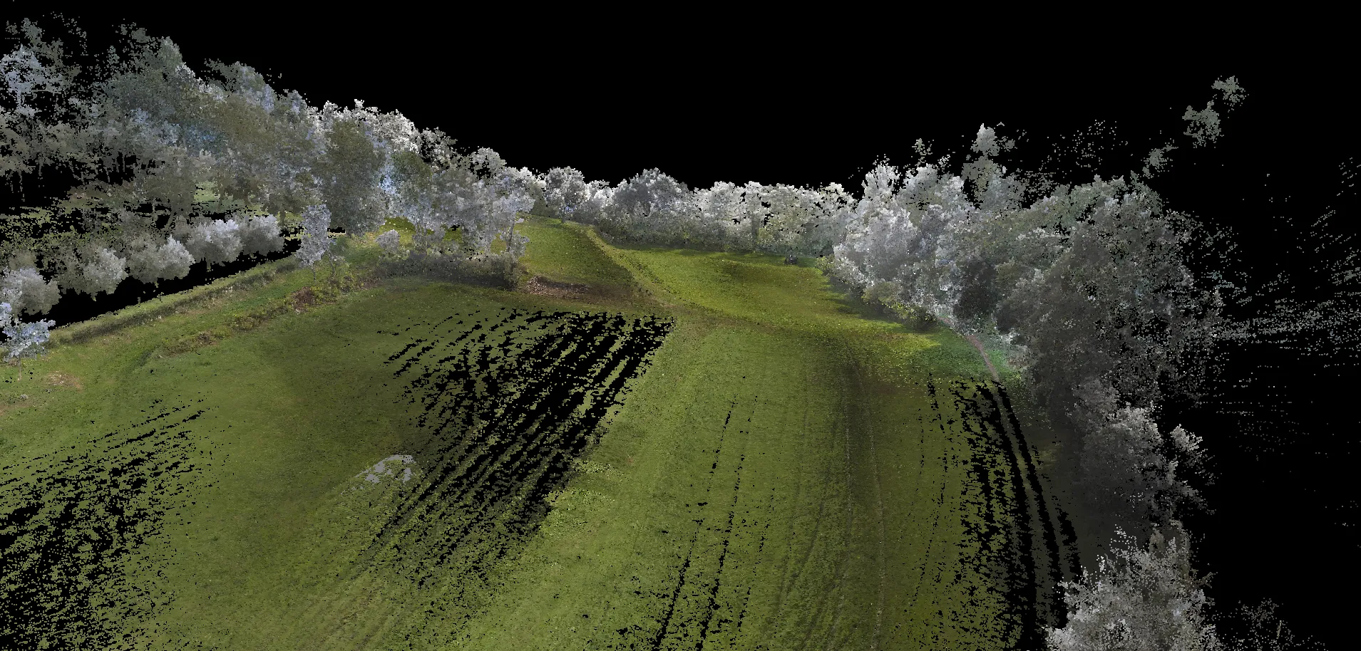 Rilievo 3D di terreno a Erbusco (BS) — stato di fatto per progetto