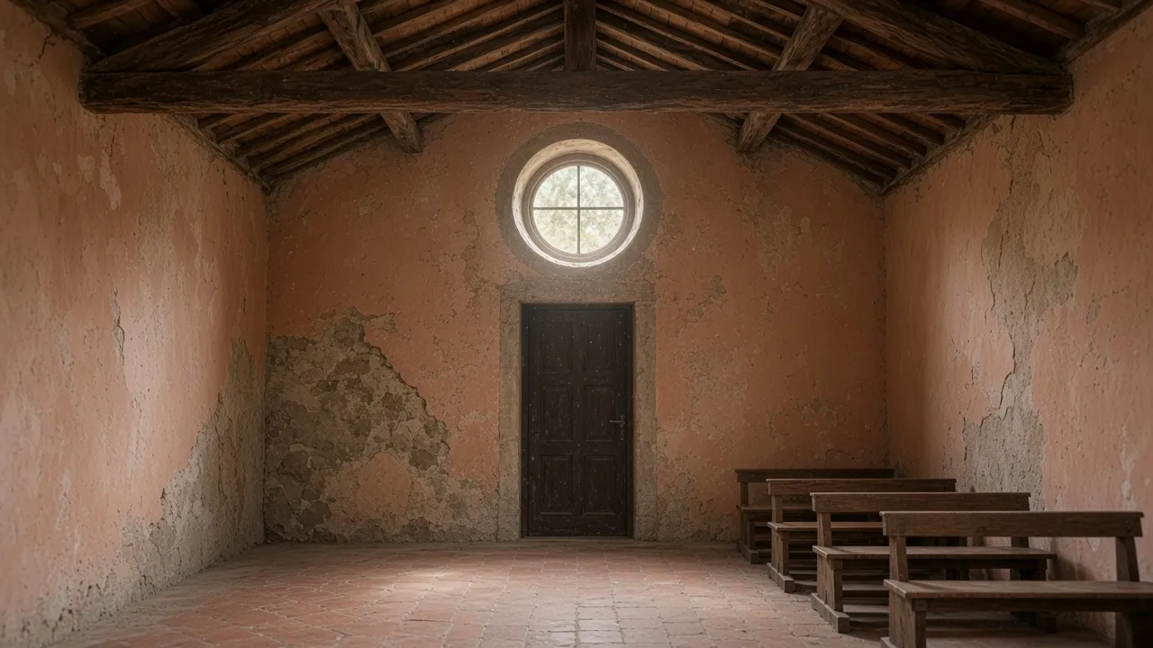 Cappella in restauro — intervento su edificio storico in Franciacorta