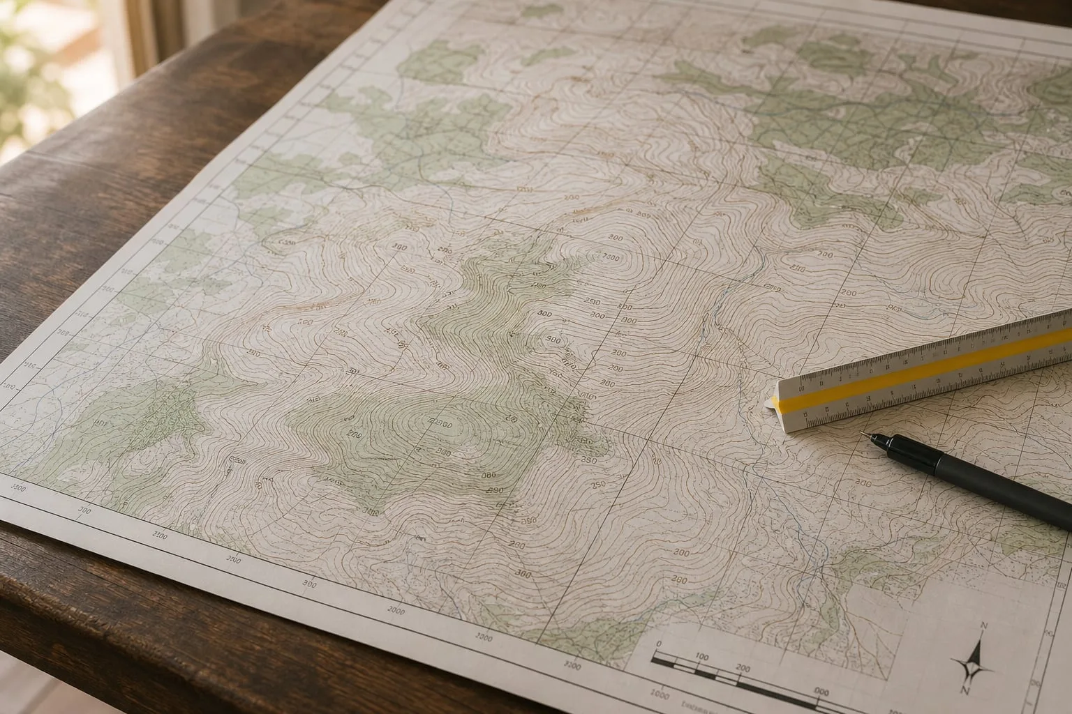 Carta topografica con curve di livello e quotature da rilievo planoaltimetrico — rilievi topografici GNSS e stazione totale, Franciacorta, provincia di Brescia, Cazzago San Martino (BS), Lombardia e Nord Italia — Studio Pagnoni